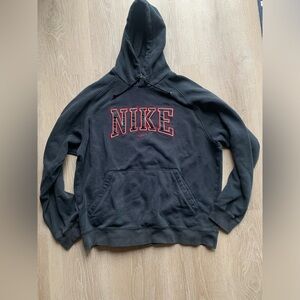 RARE Vintage nike spellout center swoosh hoodie